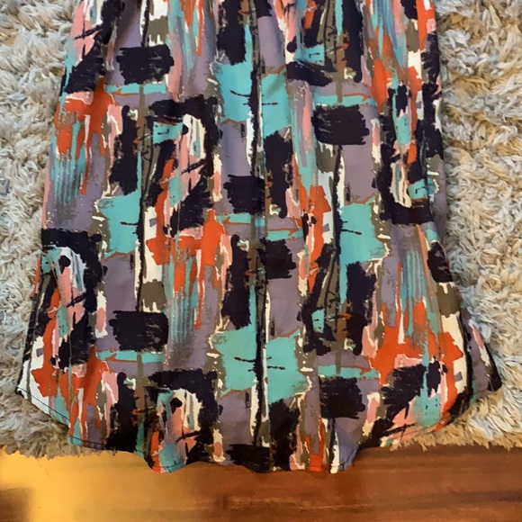 Lush hi low abstract dress - Picture 4 of 7